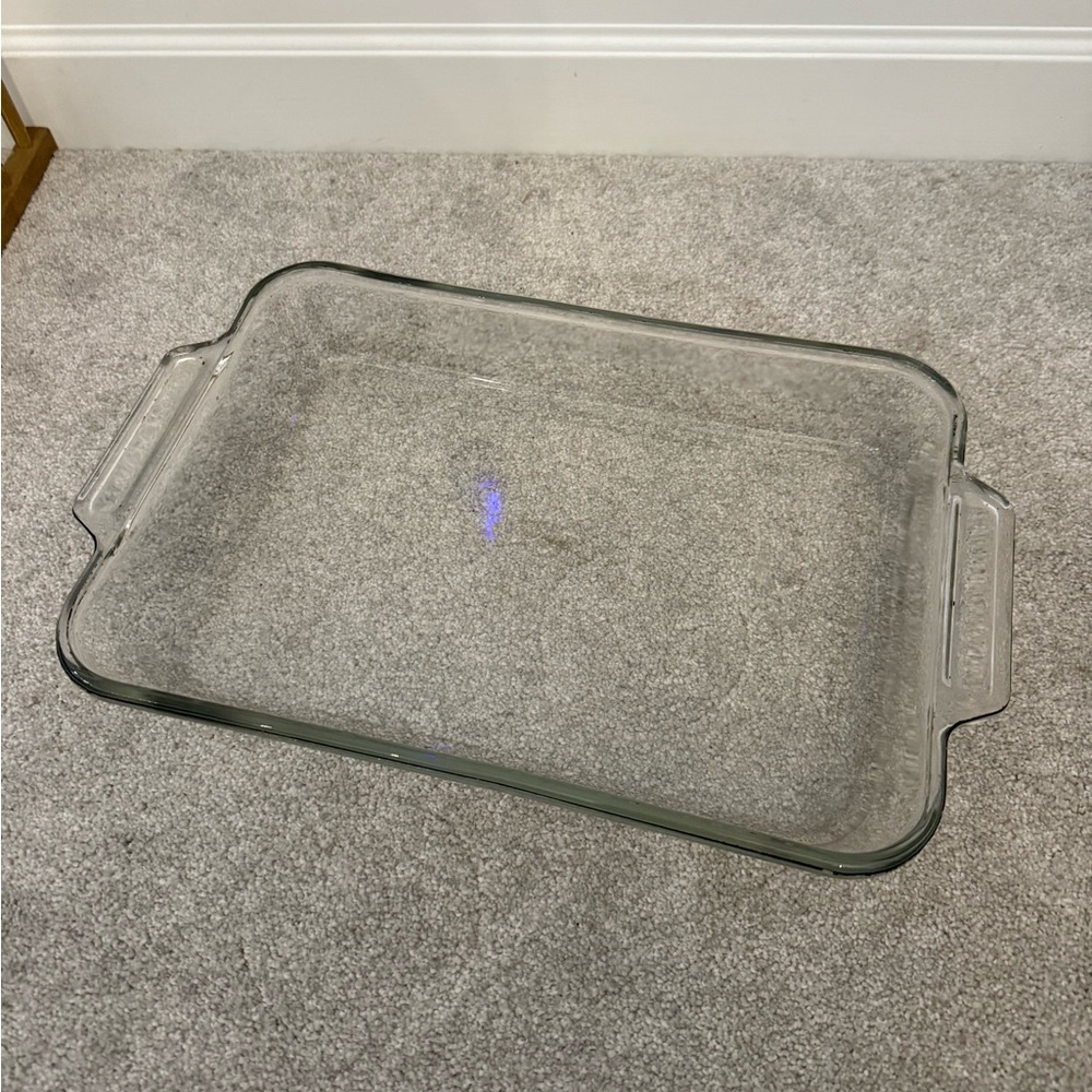 Anchor hocking baking dish Transparent Glass Ovenware